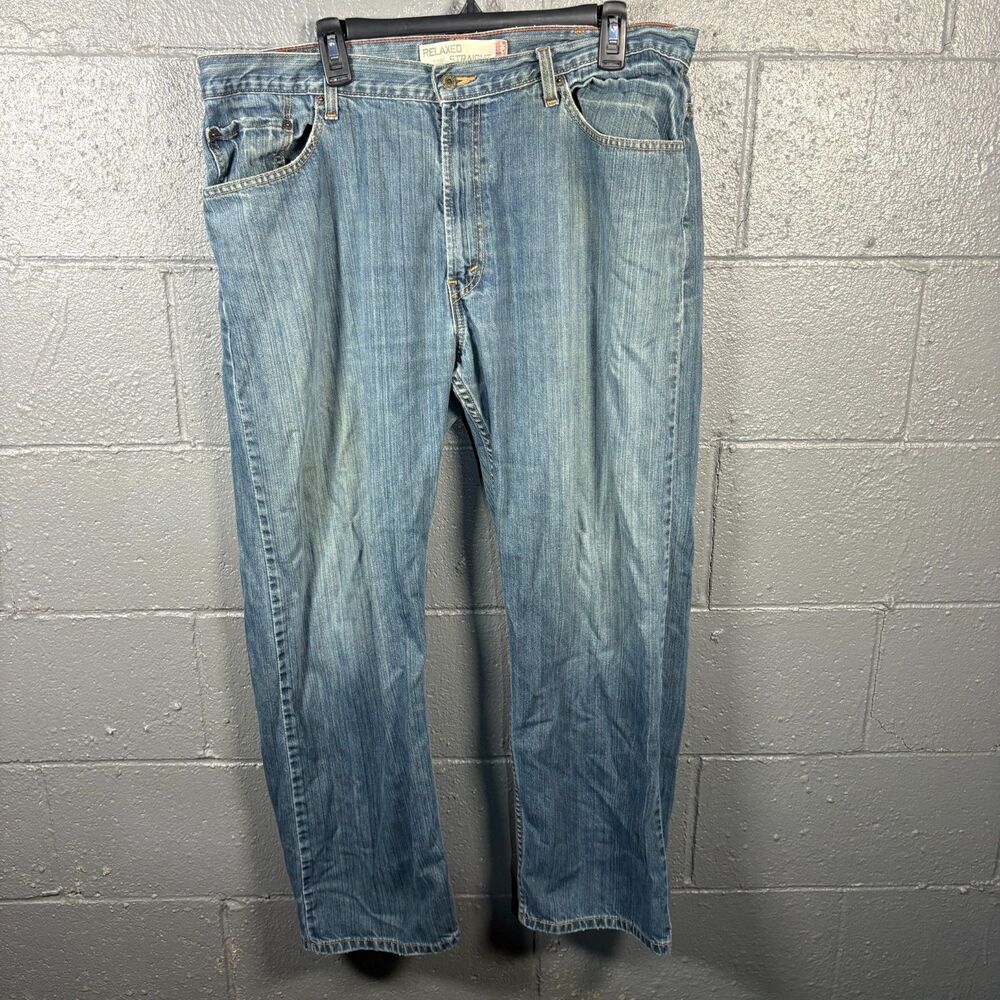 Levis 559 Jeans Mens 38x30 Relaxed Fit Straight Leg Blue Denim Medium Wash